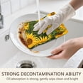 thumbnail image 5 of 2 Pcs Funny Kitchen Towels,Yellow Sunflower Field Pattern Microfiber Dish Towels,Kitchen Tea Towels,Kitchen Towel Set (18" X 26"), 5 of 7