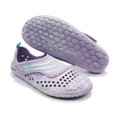 thumbnail image 3 of JBU Womens Purple Mixed Media Water Shoe Heel Pull-Tab Comfort Cut Out Waterproof Waterfall Round Toe Flats Shoes 10 M, 3 of 7