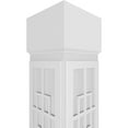 thumbnail image 4 of Ekena Millwork 8"W x 9'H Craftsman Classic Square Non-Tapered San Antonio Mission Style Fretwork Column w/ Standard Capital & Standard Base, 4 of 8
