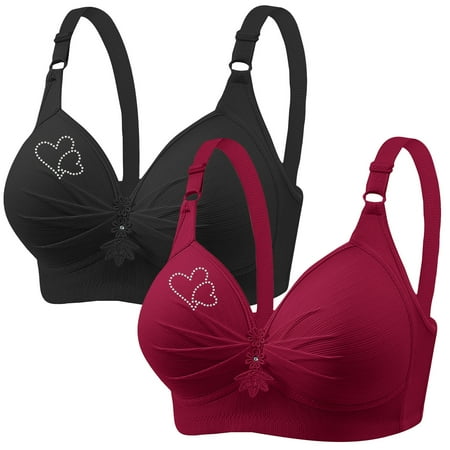 SCSAlgin Sports Bras for Women Bralettes for Women with Support Sexy Lingerie Support Bras for Older Women Lift No Underwire