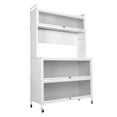 thumbnail image 6 of golytefs Wheeled Sideboard Kitchen Rack Multi-layer Storage Cabinets Microwave Oven Shelf, 6 of 9