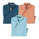 thumbnail image 1 of Atlas For Men - Polo para Hombre - Pack de 3 (Azul Petróleo, Naranja Claro, Turquesa), 1 of 5