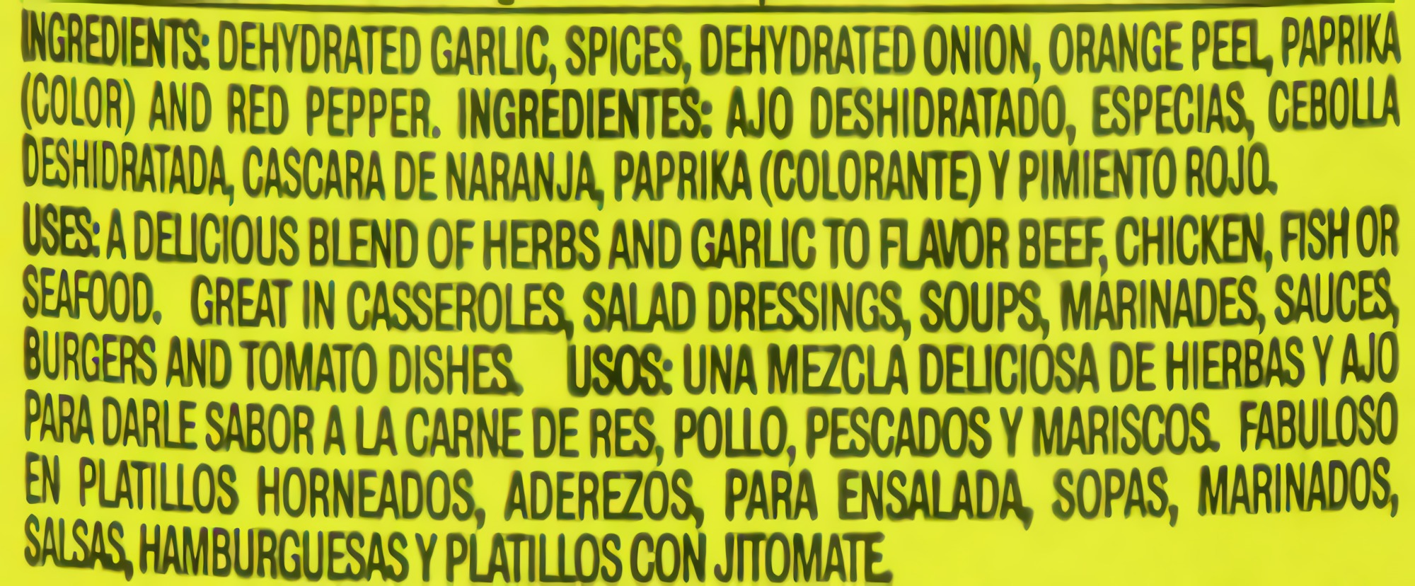 Durkee 100% Salt Free Garlic and Herb Seasoning, 18 Ounce