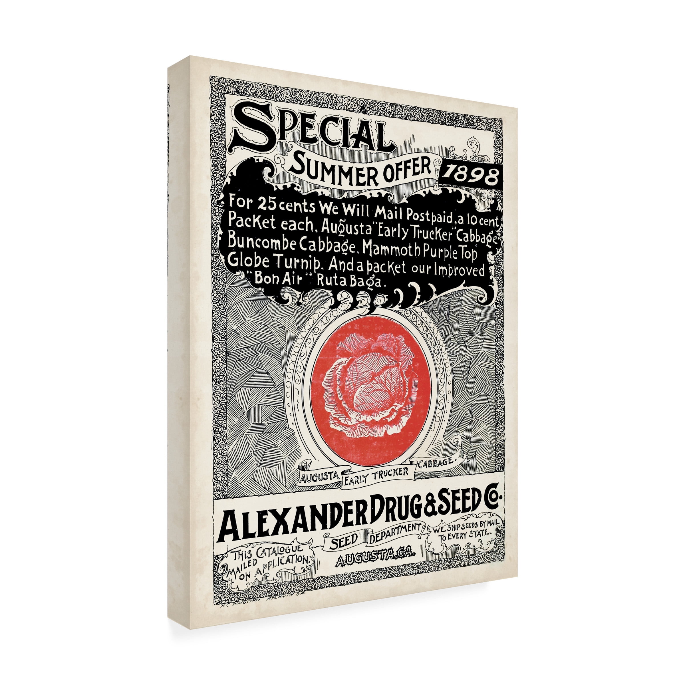 Unknown 'Antique Seed Packets XIII' Canvas Art