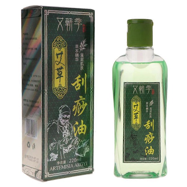 Aceite esencial de ajenjo Argy de 220 ml para masaje corporal herbal chino, terapia de raspado de spa