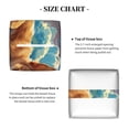 thumbnail image 5 of Rateoe Artistic Starry Sky Cloud Dog Pattern Tissue Box Cover, Modern Square Decorative Leather Facial Paper Case Organizer Holder Dispenser 5X5X5'', 5 of 8