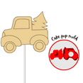 thumbnail image 3 of Truck with Tree Christmas Cake Pop Mold, 3 of 4