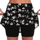 thumbnail image 1 of Pantalones de Yoga de Cintura Alta con Bolsillos Pantalones Cortos Casuales de Impresión Elástica para Mujeres, 1 of 4
