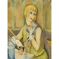 thumbnail image 2 of Wegener, Gerda 19x24 Gold Ornate Wood Framed with Double Matting Museum Art Print Titled - Lili Elbe, 2 of 4