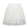 thumbnail image 2 of IROINNID Mini Tutu Skirt For Girl Summer Half Body Skirt Gauze Skirt Princess Skirt Versatile Embroider Short Solid Skirt, White, 2 of 5