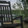 thumbnail image 3 of Merrick Lane Black Poly Resin Indoor/Outdoor Rocking Chair, 3 of 15