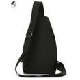 thumbnail image 6 of PULLIMORE Men Chest Bags Casual Crossbody Shoulder Sling Backpack Fanny Pack for Sports Travel (Black), 6 of 10
