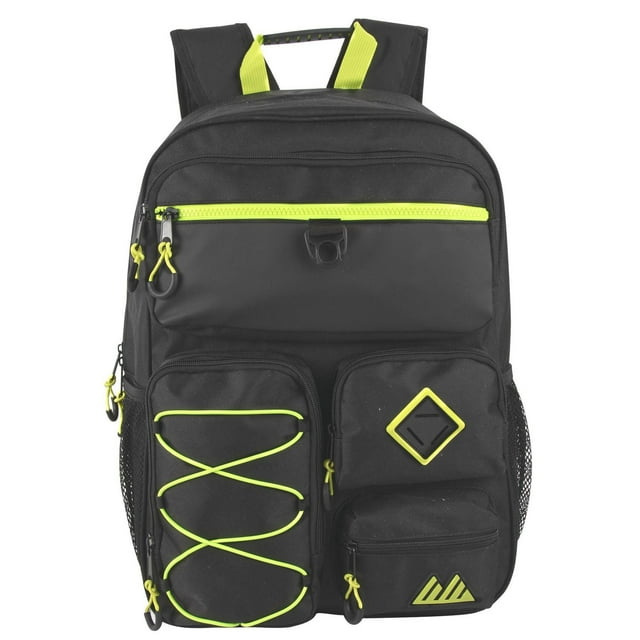Single Large Capacity Multi-Pocket Bungee Cord Backpack for Travel and Commuting
