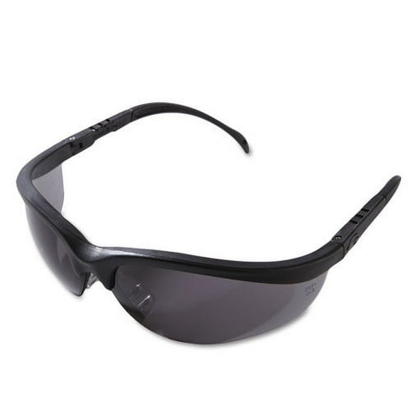 Klondike Safety Glasses, Matte Black Frame, Gray Lens, 12/box | Bundle of 5 Boxes