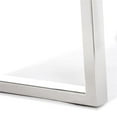 thumbnail image 6 of Finch Lionel Wood and Stainless Steel Metal Bench Dark Walnut Brown, 6 of 7