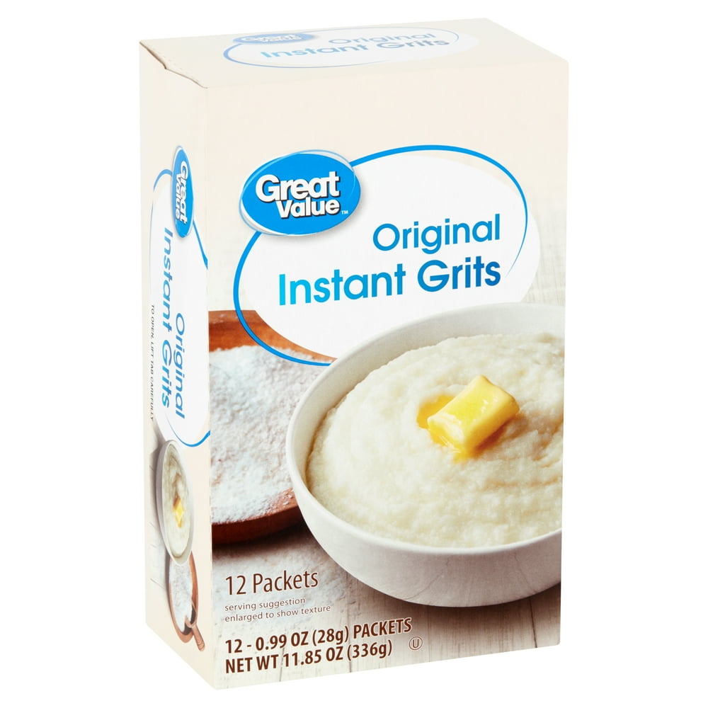 Great Value Original Instant Grits 12ct Walmart Walmart great-value-original-instant-grits-12ct-walmart-walmart