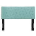 thumbnail image 6 of Headboard, Full Queen Size, Velvet, Blue, Modern Contemporary Urban Design, Bedroom Master Guest Suite, 6 of 10