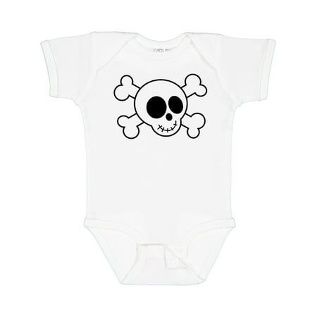 

Inktastic Fun Skull And Crossbones Boys or Girls Baby Bodysuit