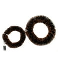 thumbnail image 2 of Halloween Blk/ Orange Bottle Brush Wreath Sisal Various Size Balls 41300B, 2 of 3