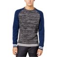 thumbnail image 1 of American Rag Mens Varsity Knit Sweater, Grey, XX-Large, 1 of 1