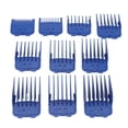 thumbnail image 3 of Hair Clipper Combs Guides, 10pcs Guide Comb Attachment Replacement Blue  For Barber, 3 of 8