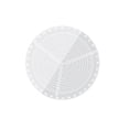 thumbnail image 1 of Billuyoard Buscador de centro redondo, regla de círculos de dibujo acrílico transparente, herramienta de medición de carpintería Jardín y Patio Transparente 20*20cm Billuyoard HA044102-02, 1 of 6