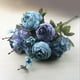 thumbnail image 1 of Ramo de Flores Artificiales Peonía Elegante Adorno Decor ( Seleccionable) Gris azul BLESIY Flores artificiales de la peonía, 1 of 7