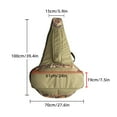 thumbnail image 1 of T Shape Crossbow Storage Bag Padded Bow Carrier Bag Large Capacity  Bag, 1 of 7