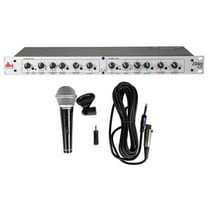 DBX 234XS Rack Mount Stereo 2/3/4-Way Crossover Sound Processor Samson Mic