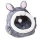 thumbnail image 5 of Cama cueva para gatos, cojín suave, lavable, cómodo, cálido y extraíble para mascotas y cerdos Gris Grande Yuyangstore Cama para perros y gatos de peluche, 5 of 8