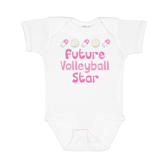 Inktastic Future Volleyball Star Girls Girls Baby Bodysuit