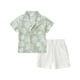 thumbnail image 1 of Traje de verano para niño pequeño, camisa YALLET y pantalones cortos 4-5T, 1 of 8