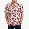 thumbnail image 1 of Fotbe Roosters Camiseta Polo de Golf para Hombre con Estampado – Camisa Deportiva Transpirable con Cuello Abotonado-XX-Large, 1 of 6