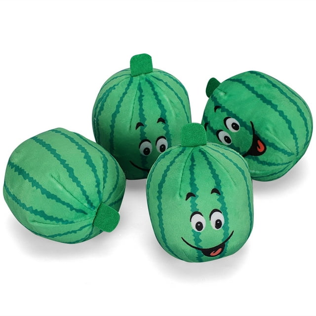 Juguetes Interactivos Blandos Para Mascotas, Juguete Masticable Para Perros, Para Perros YLSHRF Pet Squeak Watermelon Toy