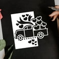 thumbnail image 6 of BQBQERT Valentine's Day Heart Car Metal Cutting Dies Stencil Scrapbooking Album Paper Card Template Mold Embossing Craft Decoration, 6 of 8