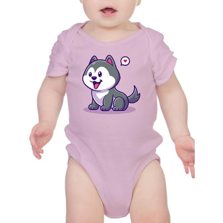 

Cute Husky Dog Cartoon Bodysuit Infant -Image by Shutterstock Newborn