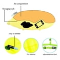 thumbnail image 2 of HLONK Swim Buoy 15L Waterproof Dry Bag Swim Safety Float PVC Inflatable Swim Buoy Bags In Yellow for Open Water, 2 of 8