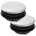 thumbnail image 1 of BRIGHTFUFU 2Ud Cubierta Universal Para Agujero De Fregadero Plata En Inoxidable De Cocina, 1 of 6