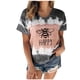 thumbnail image 1 of Top de manga corta para mujer con estampado degradado sexy de verano para mujer Fridja ghk4542, 1 of 4