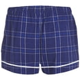thumbnail image 3 of Women's Boxercraft Blue West Virginia Mountaineers Flannel Shorts, 3 of 3