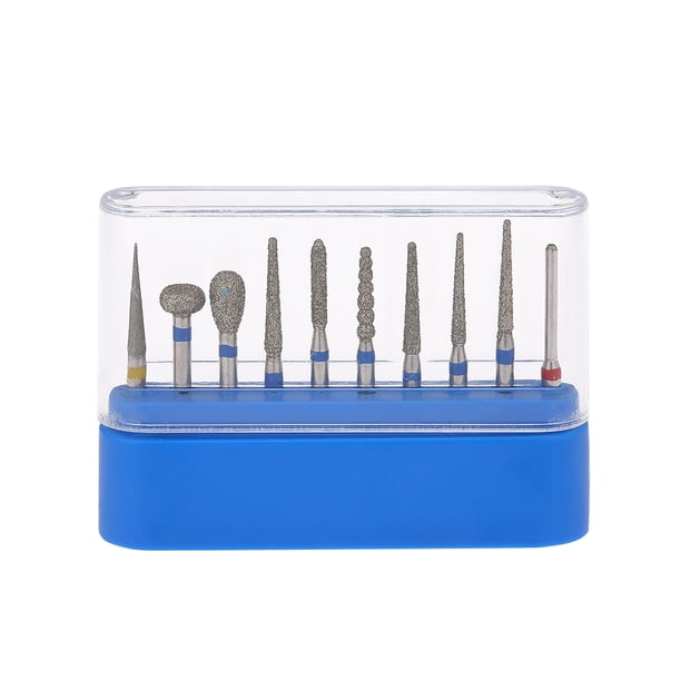 10 Unids Dental Burs de Alta Velocidad Set Diamond Drill Bits Dientes de Pulido Dental Preparació Irfora Herramienta de pulido de dientes