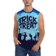 thumbnail image 1 of Balery Halloween Trick Or Treat Camisetas sin mangas para hombre, absorbe la humedad y protege contra el mal olor.-X-Large, 1 of 7
