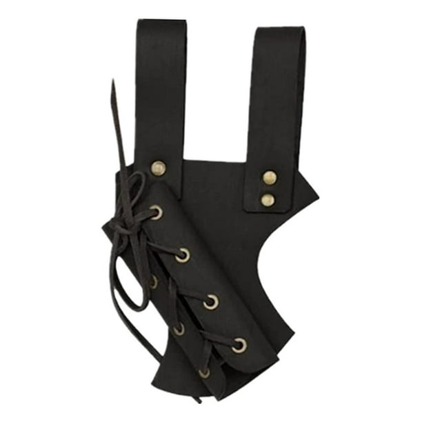 Cinturón medieval Zulema Negro para Cosplay Funda de espada