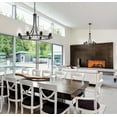 thumbnail image 4 of 9728-RBZ Millennium Lighting Ashford - 8 Light Chandelier-28 Inch Tall and 32 Inch Wide-Rubbed Bronze Finish    -Traditional Installation, 4 of 9