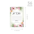 thumbnail image 5 of Koyal Wholesale Classic Peonies Wedding Advice & Well Wishes Guest Book Cards for Bride and Groom, 56 Pack, 5 of 5