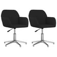 thumbnail image 3 of vidaXL Dining Chair 2 Pcs Modern Side Accent Upholstered Side Chair Fabric, 3 of 6