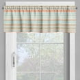 thumbnail image 2 of Ambesonne Bohemian Valance Pack of 2, Patterns, 54"X12", Salmon Pale Blue Sepia, 2 of 5