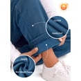 thumbnail image 5 of Fantaslook Fleece Lined Sweatpants for Women High Waisted Winter Baggy Pants with Pockets Drawstring Elastic Waist Joggers, 5 of 10