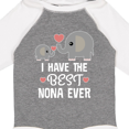 thumbnail image 4 of Inktastic Best Nona Ever Grandchild Boys or Girls Long Sleeve Baby Bodysuit, 4 of 5