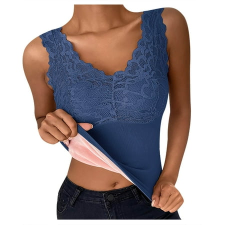 Thermal Underwear And Thick With Chest Top Plush Tank Lace Pads Women s Sexy Bra For Women Unlined Lace Bra Bra Big Busted Women